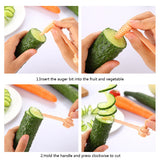 Carrot Spiral Slicer Kitchen Vegetable Cutting Models